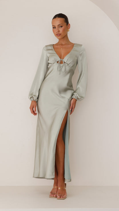 Brigitte Maxi Dress - Sage