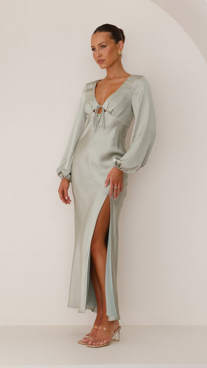 Brigitte Maxi Dress - Sage