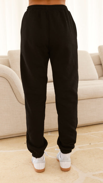 Billy J Trackie Pants - Black
