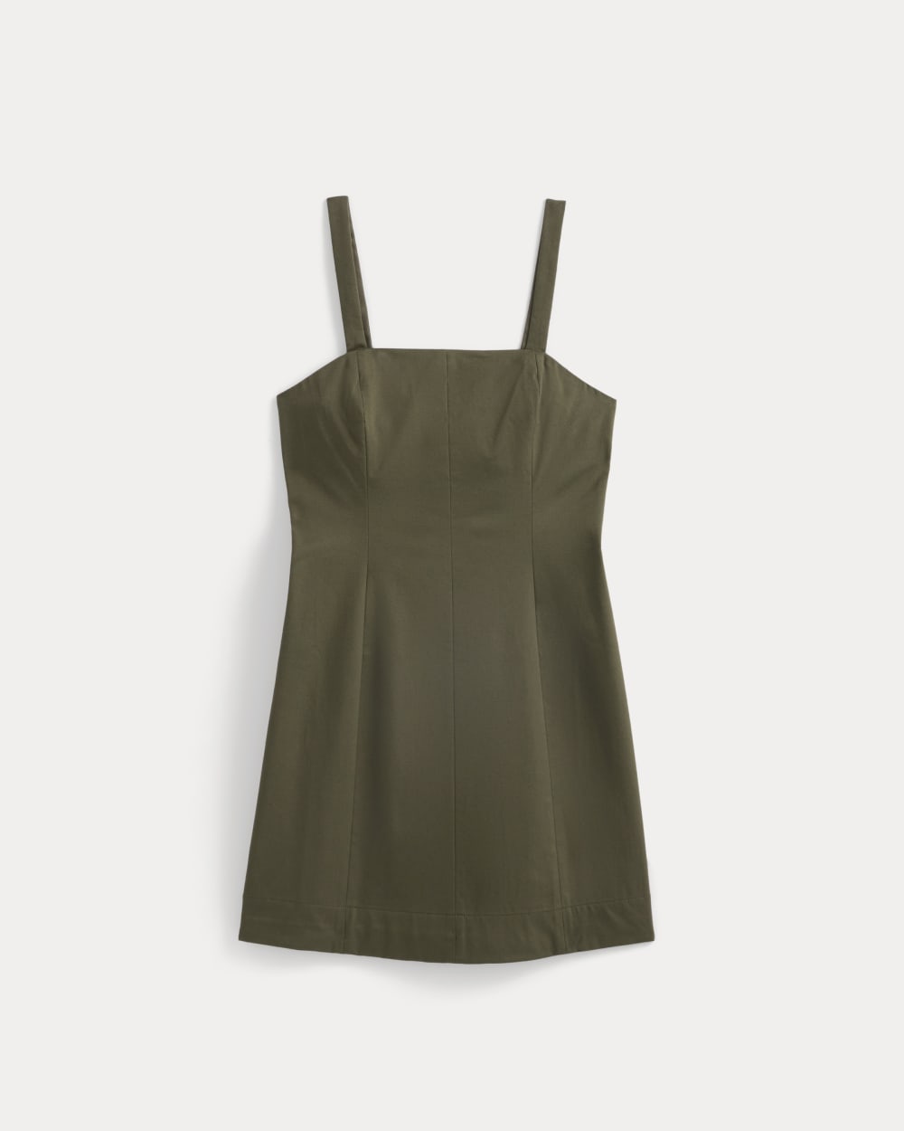 Seamed Mini Dress | Olive Night