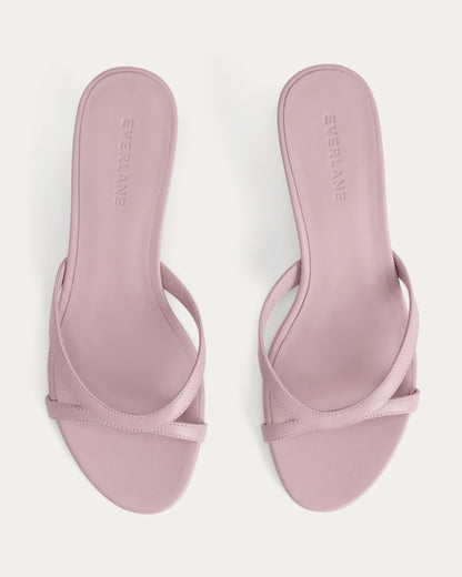 Sculpted Heel Sandal | Pale Mauve