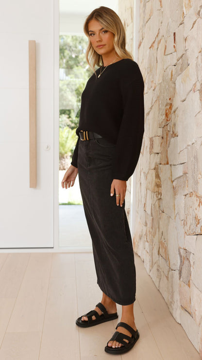 Carmel Knit - Black