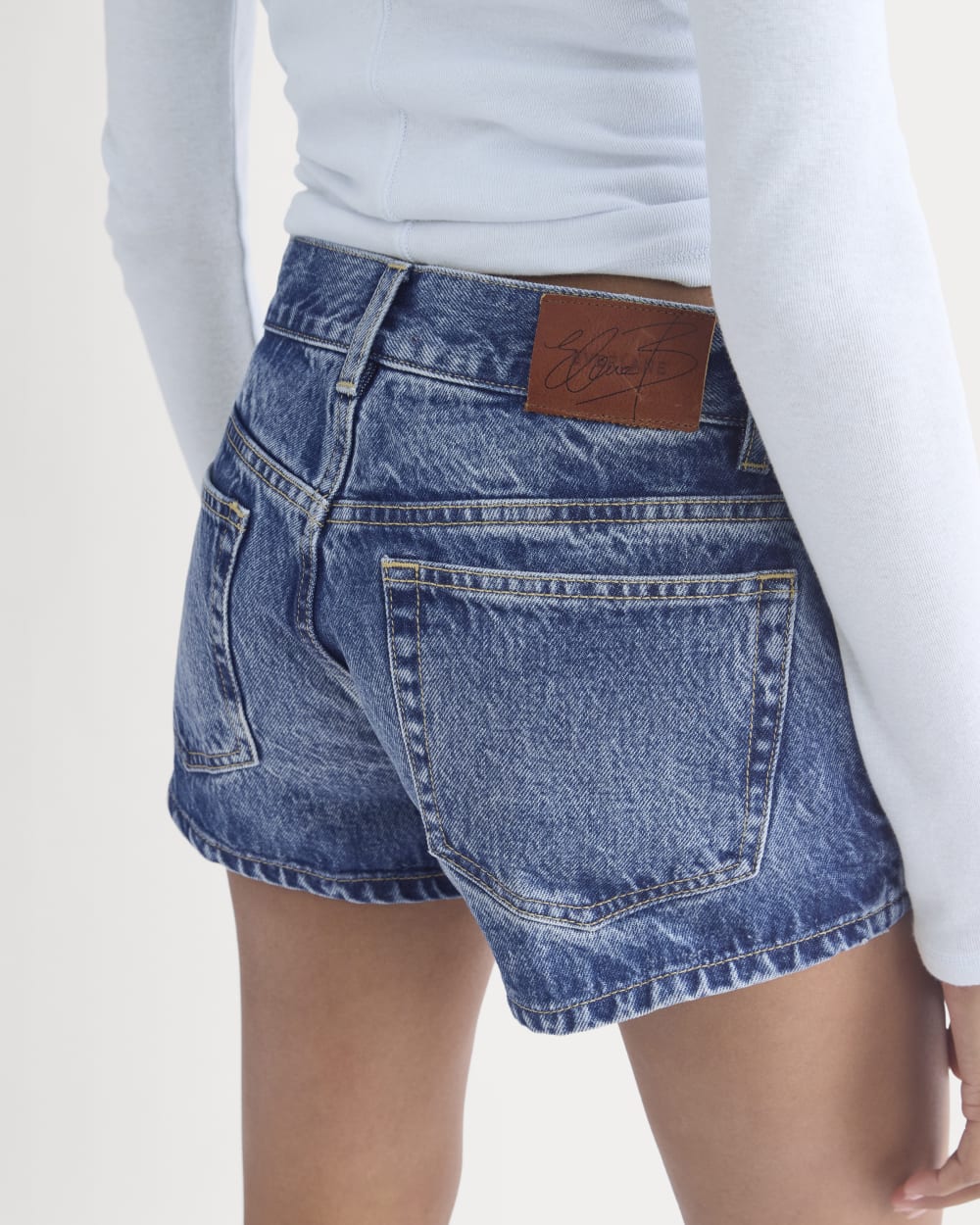 Everlane x Elena Bonvicini Pacific Short | Blue Bird Indigo