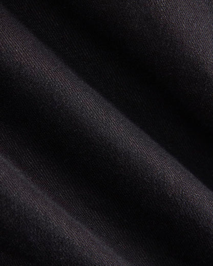 Square Tank in Stretch Linen | Black
