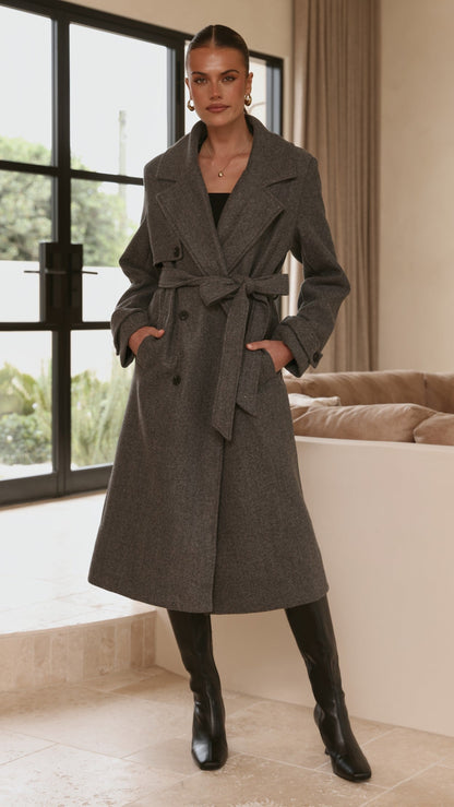 Aspen Coat - Charcoal