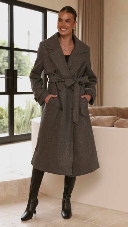 Aspen Coat - Charcoal