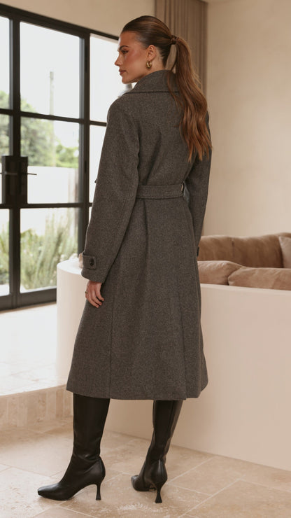 Aspen Coat - Charcoal