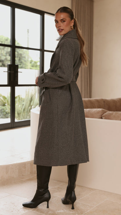 Aspen Coat - Charcoal