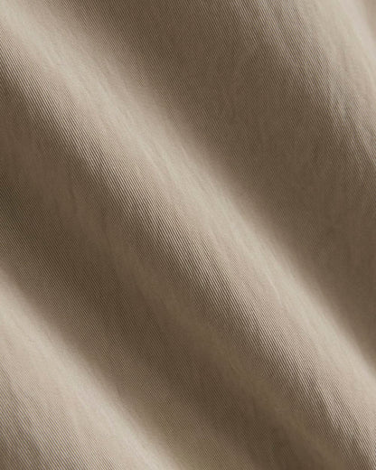 Drapey Twill Trench | Trench Coat Khaki