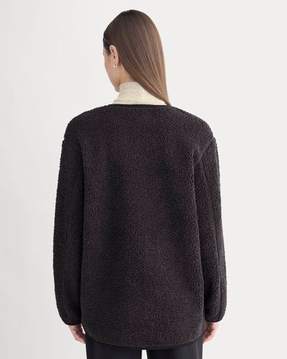 Reversible Teddy Jacket | Black