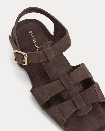 Made in Italy Opanka Sandal | Cacoa Suede