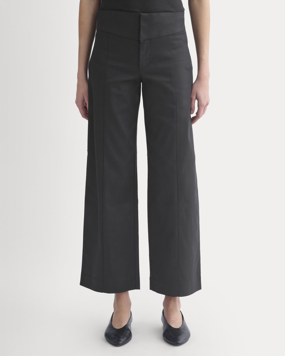 Tailored Drape Seam Pant | Black