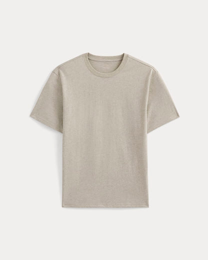 Archive Standard-Fit Cotton Crew | Heathered Oatmeal