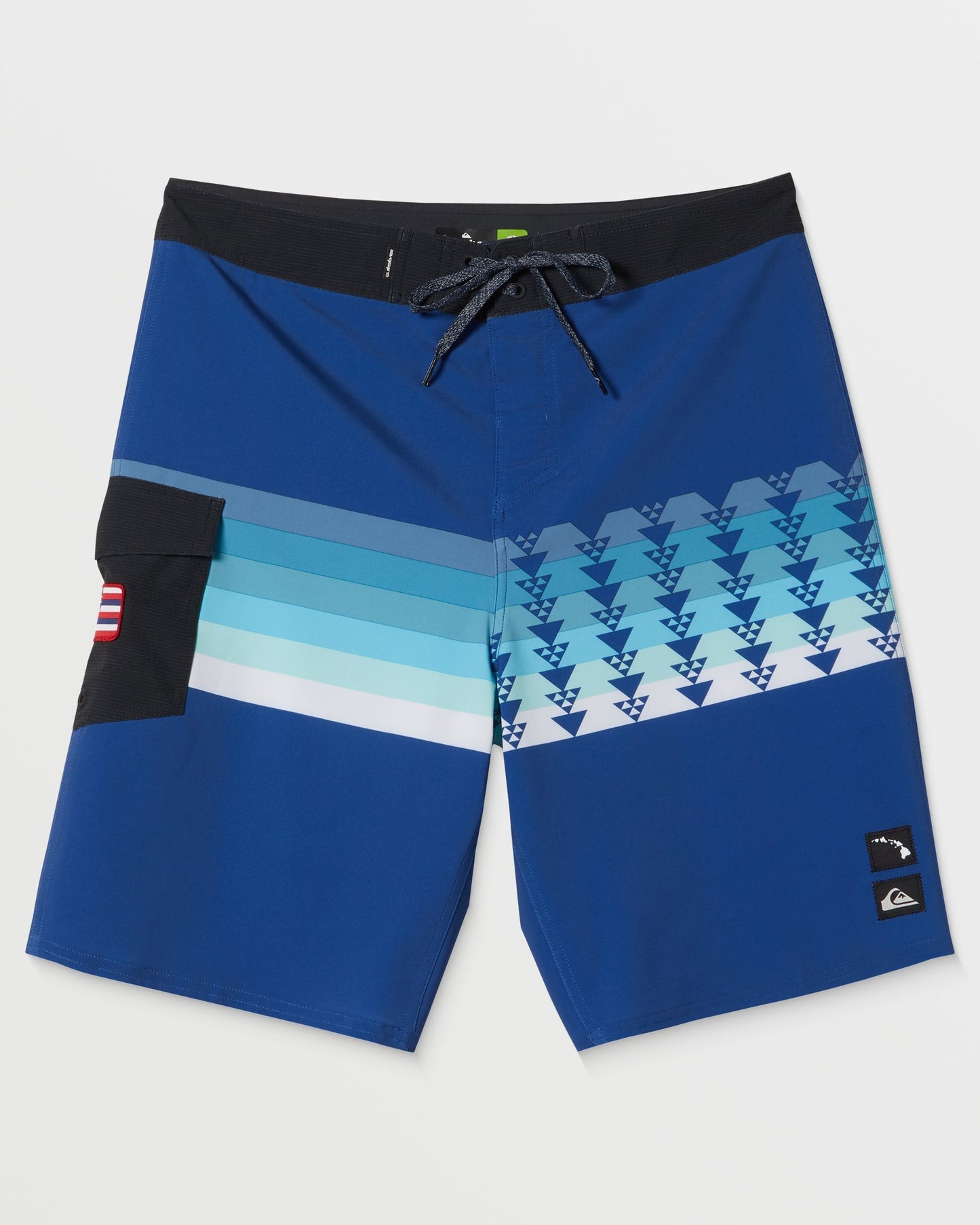 Surfsilk Hawaii Rockies 20" Boardshorts - Monaco Blue Print
