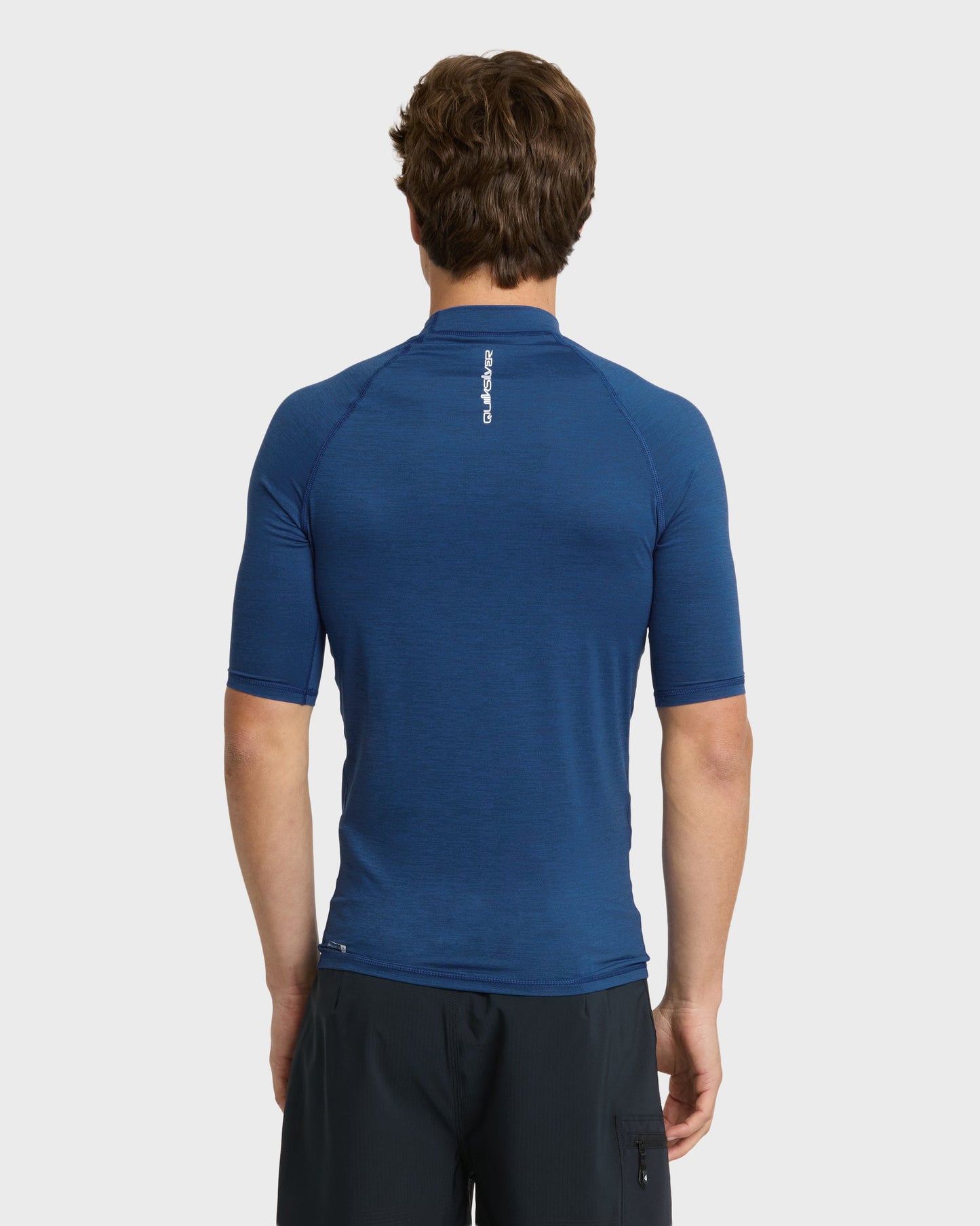 Everyday UPF 50 Short Sleeve Rashguard - Monaco Blue Heather