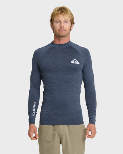 Everyday Upf 50 Long Sleeve Rashguard - Vintage Indigo Heather