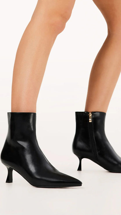 Carmella Boots - Black Shine
