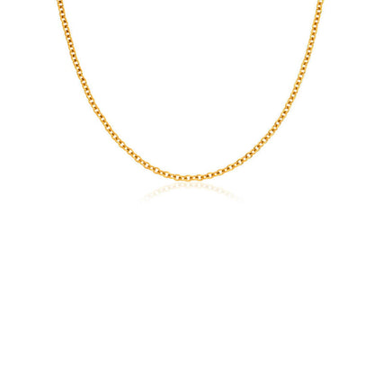 Written In The Stars Handwriting Tag Necklace (Gold)