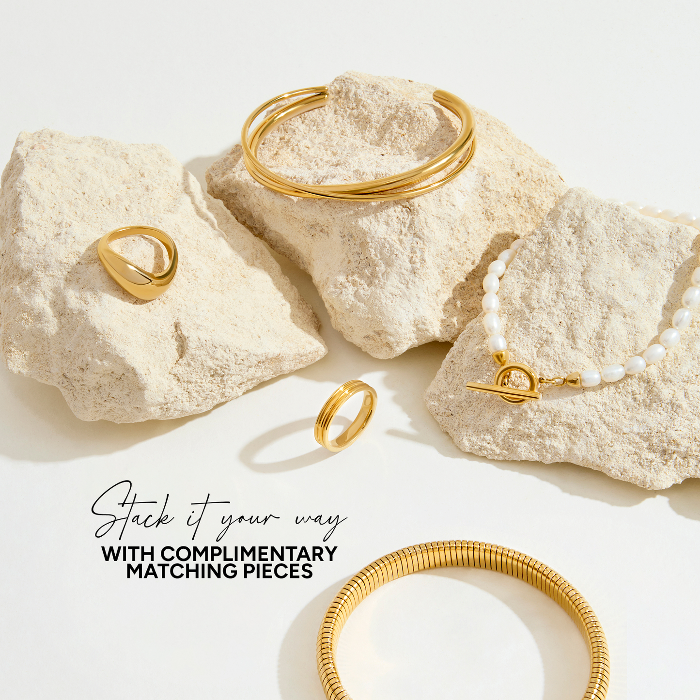Triple Band Ring (Gold)