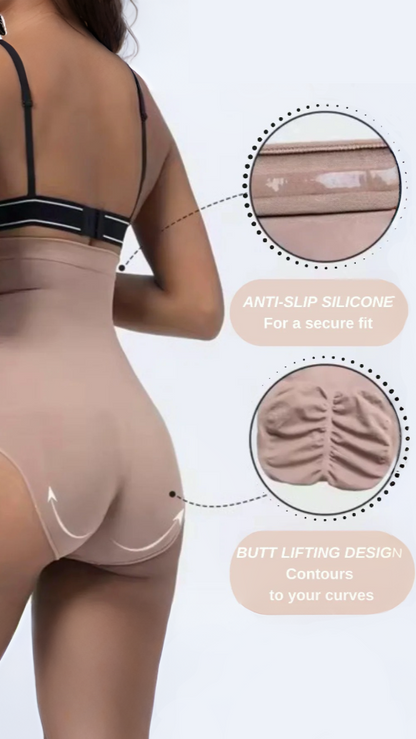 BZEZ Smoothing Sculpt High-Waisted Brief - Bare