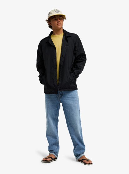 One Piece Coach Water-Repellent Jacket - Black