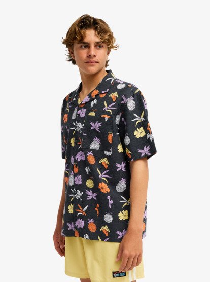 One Piece No Mi Short Sleeve Shirt - Phantom Opqs Gomu No Mi