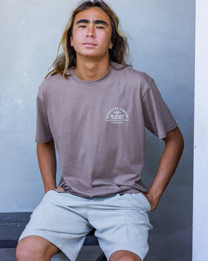 Garage Days Classic Short Sleeve Knit T-Shirt - Pine Bark