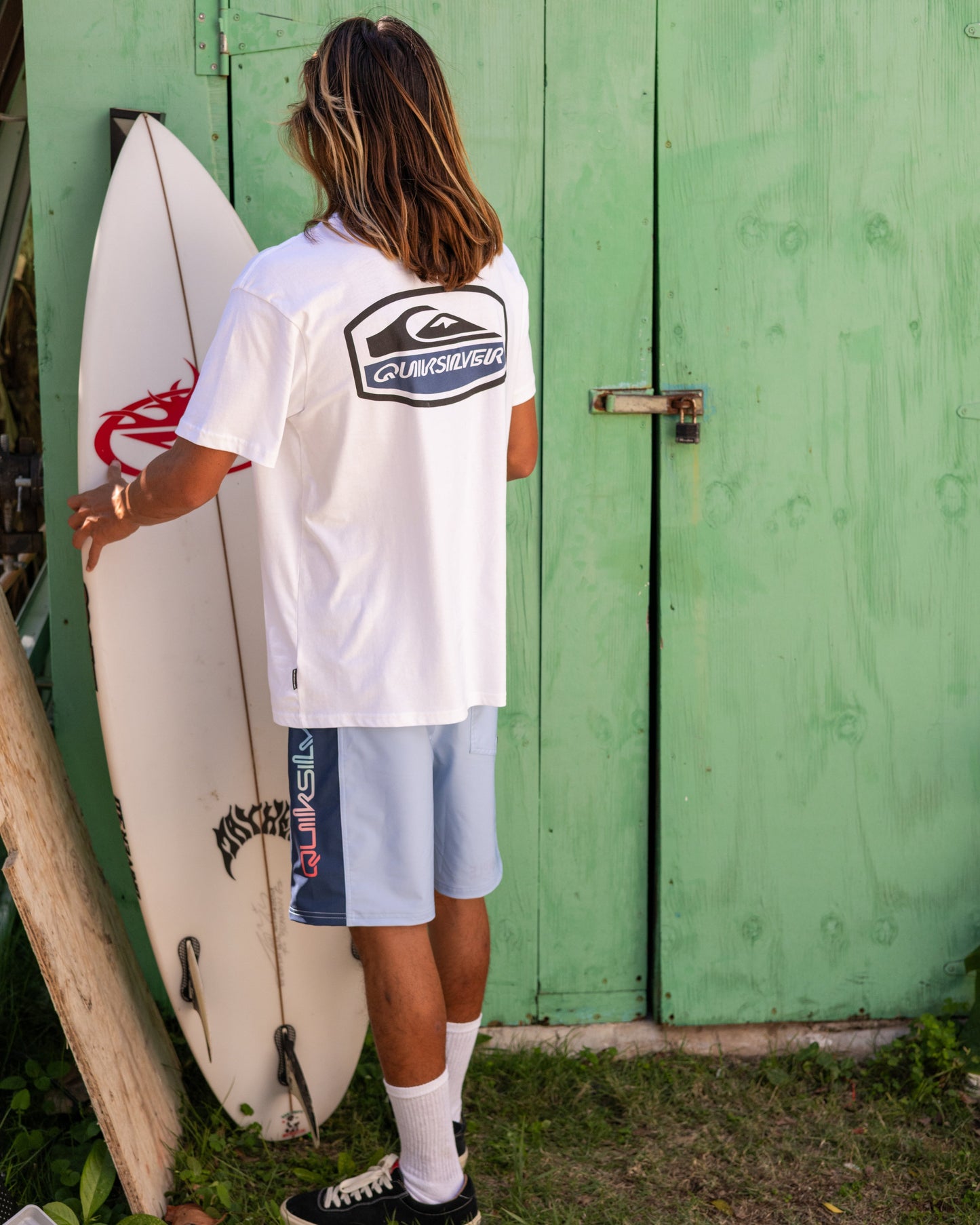 Shapers Crest Short Sleeve Cotton T-Shirt - White