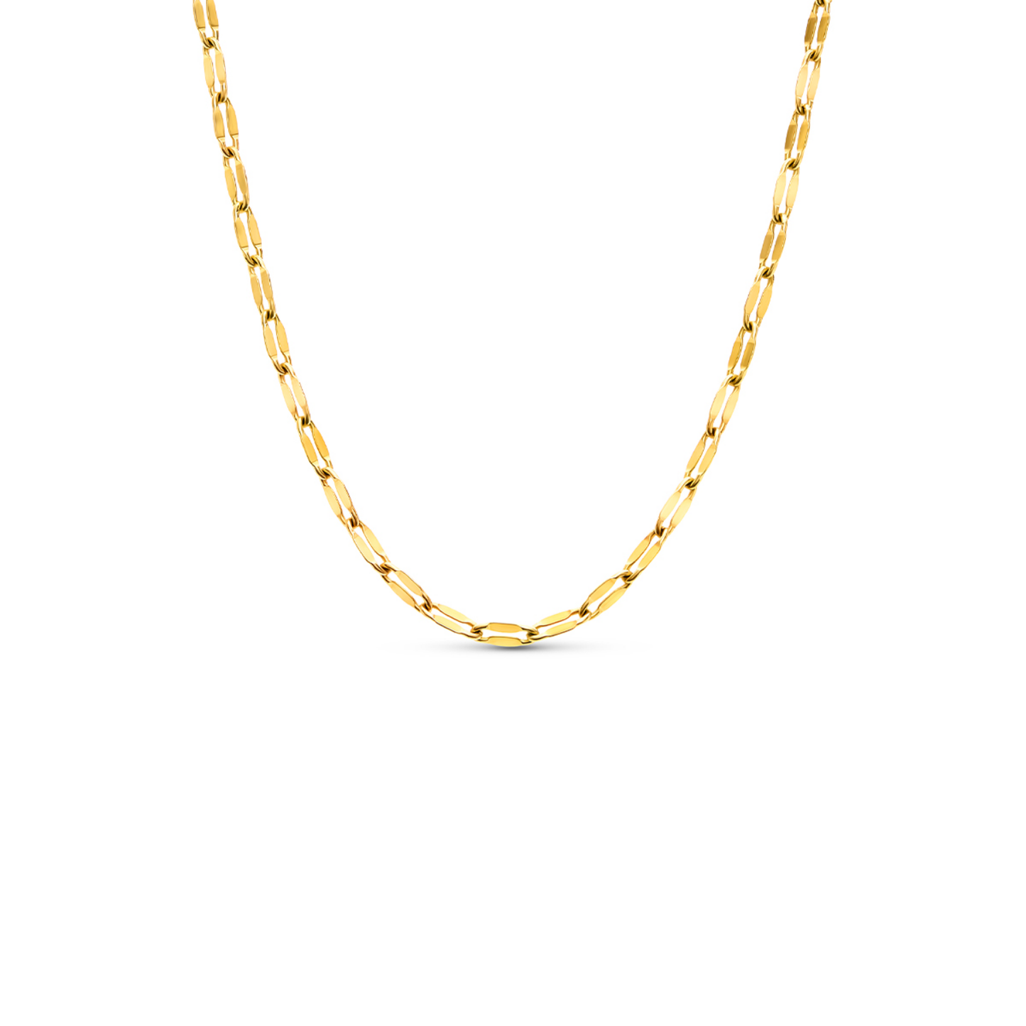 Written in The Sand Initial Necklace (Gold)