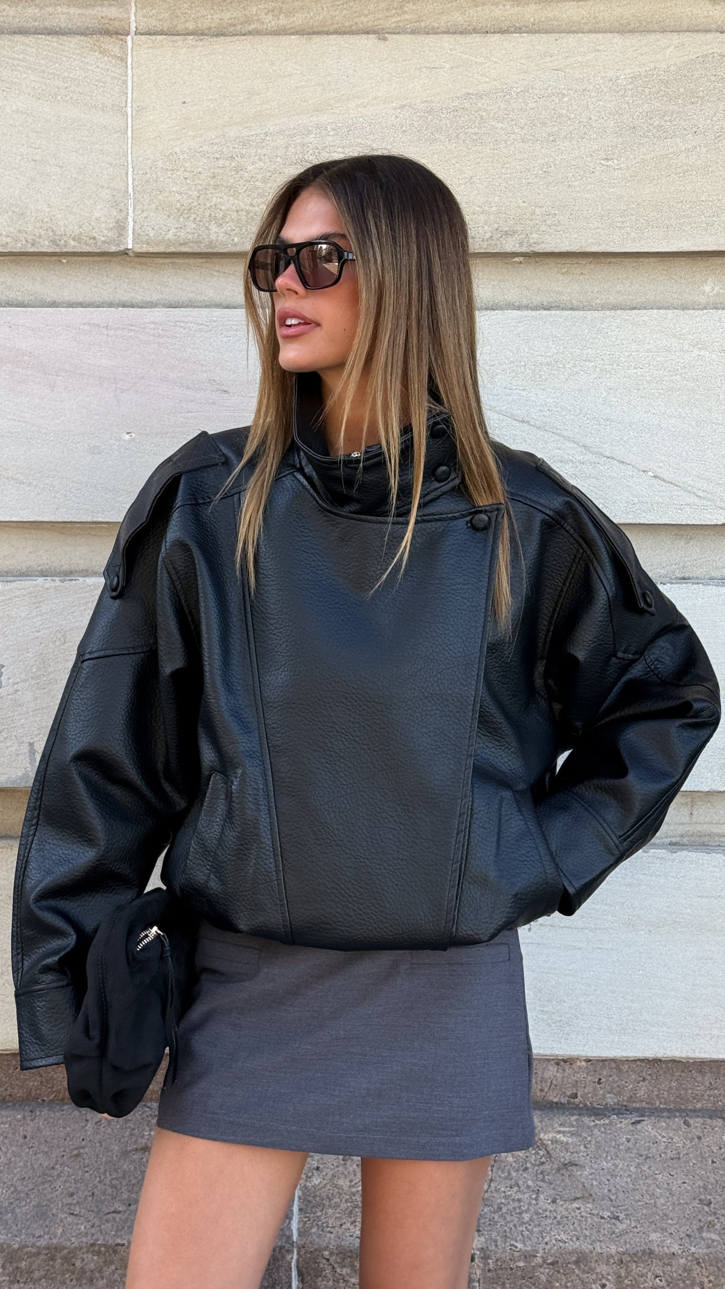 Asher Bomber Jacket - Black