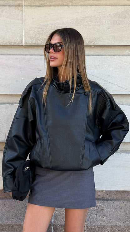 Asher Bomber Jacket - Black