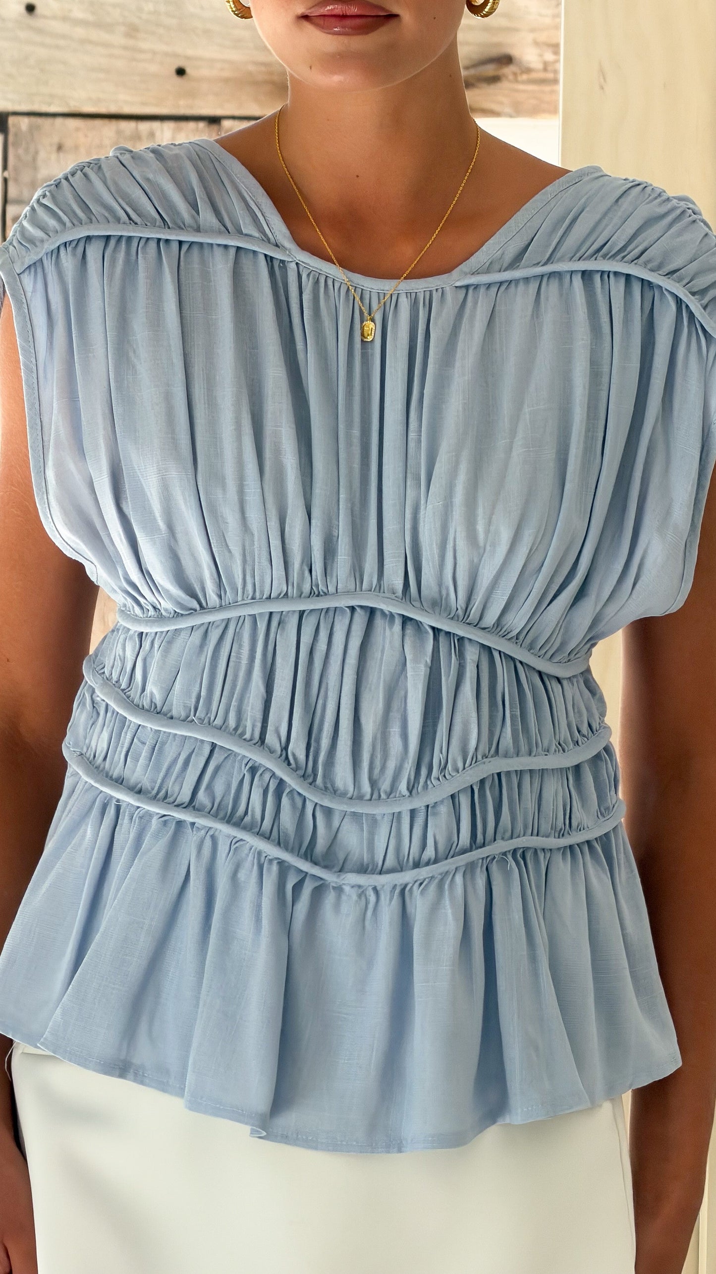 Amy Top - Blue