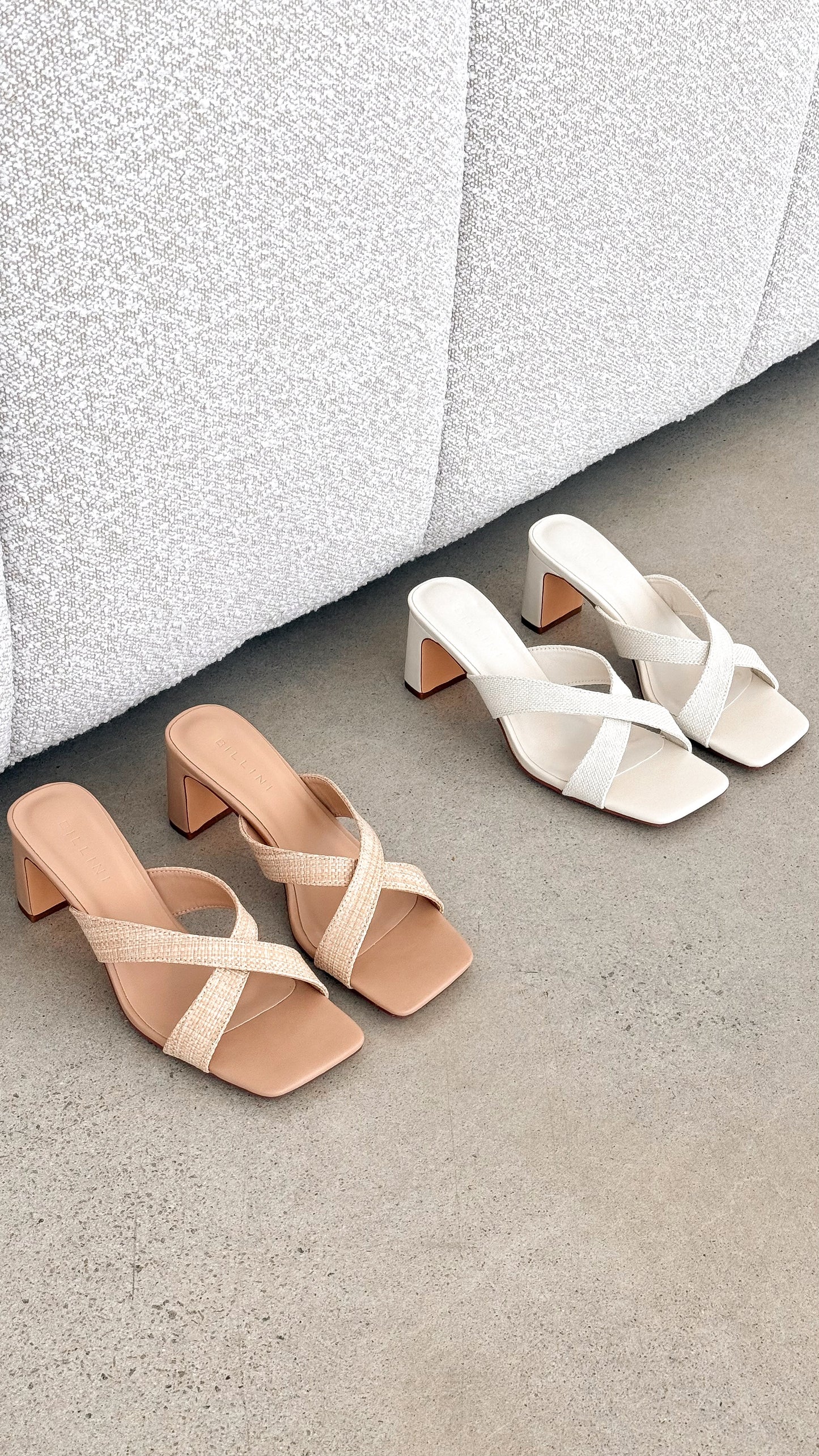 Camila Heel - Natural Raffia