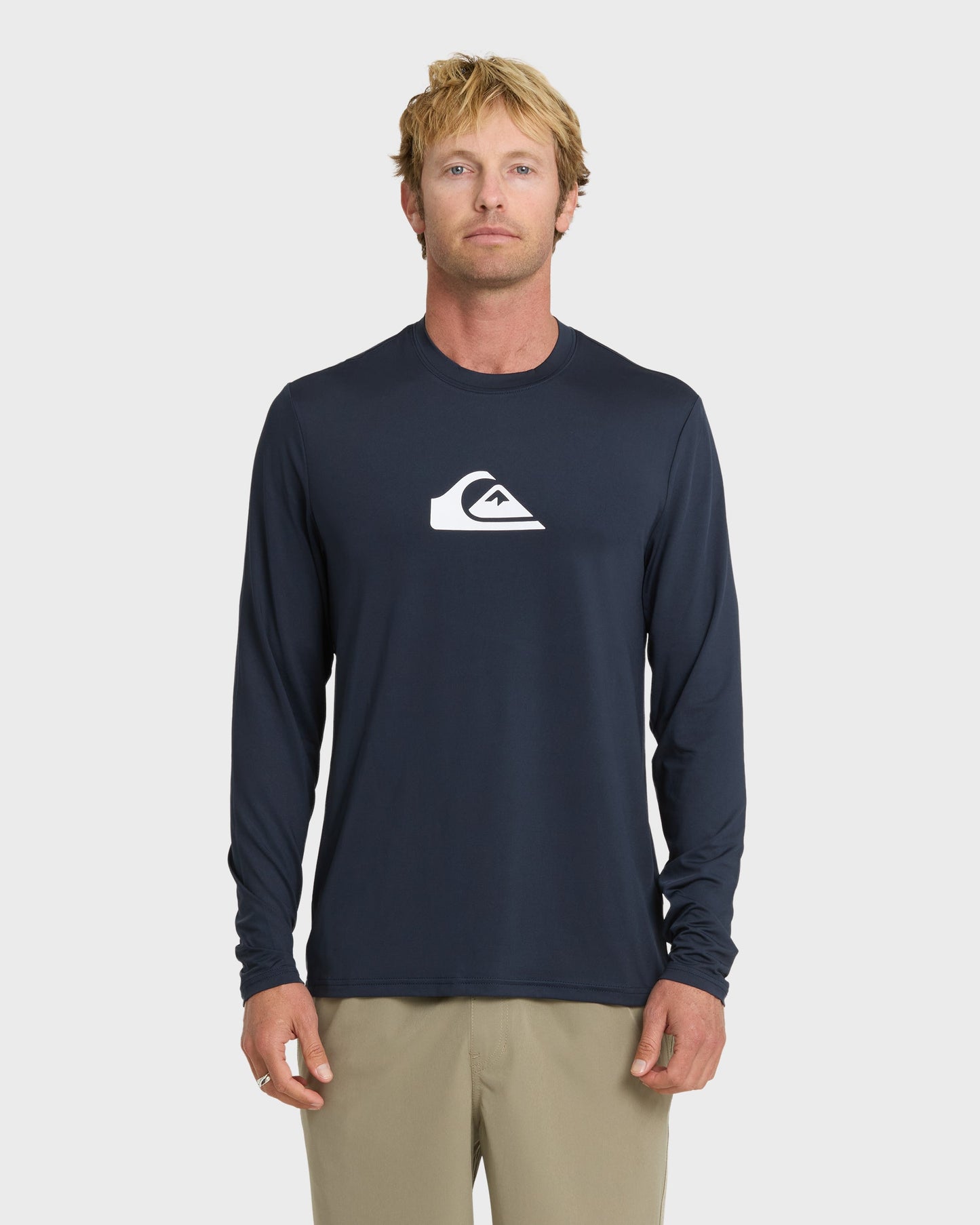 Comp Logo Large Logo Long Sleeve Rashguard - Navy