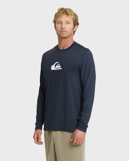 Comp Logo Large Logo Long Sleeve Rashguard - Navy