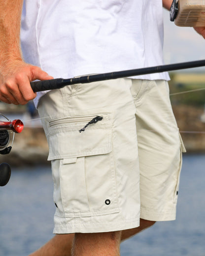 Waterman Maldive Atoll 20" Cargo Shorts - Silver Birch