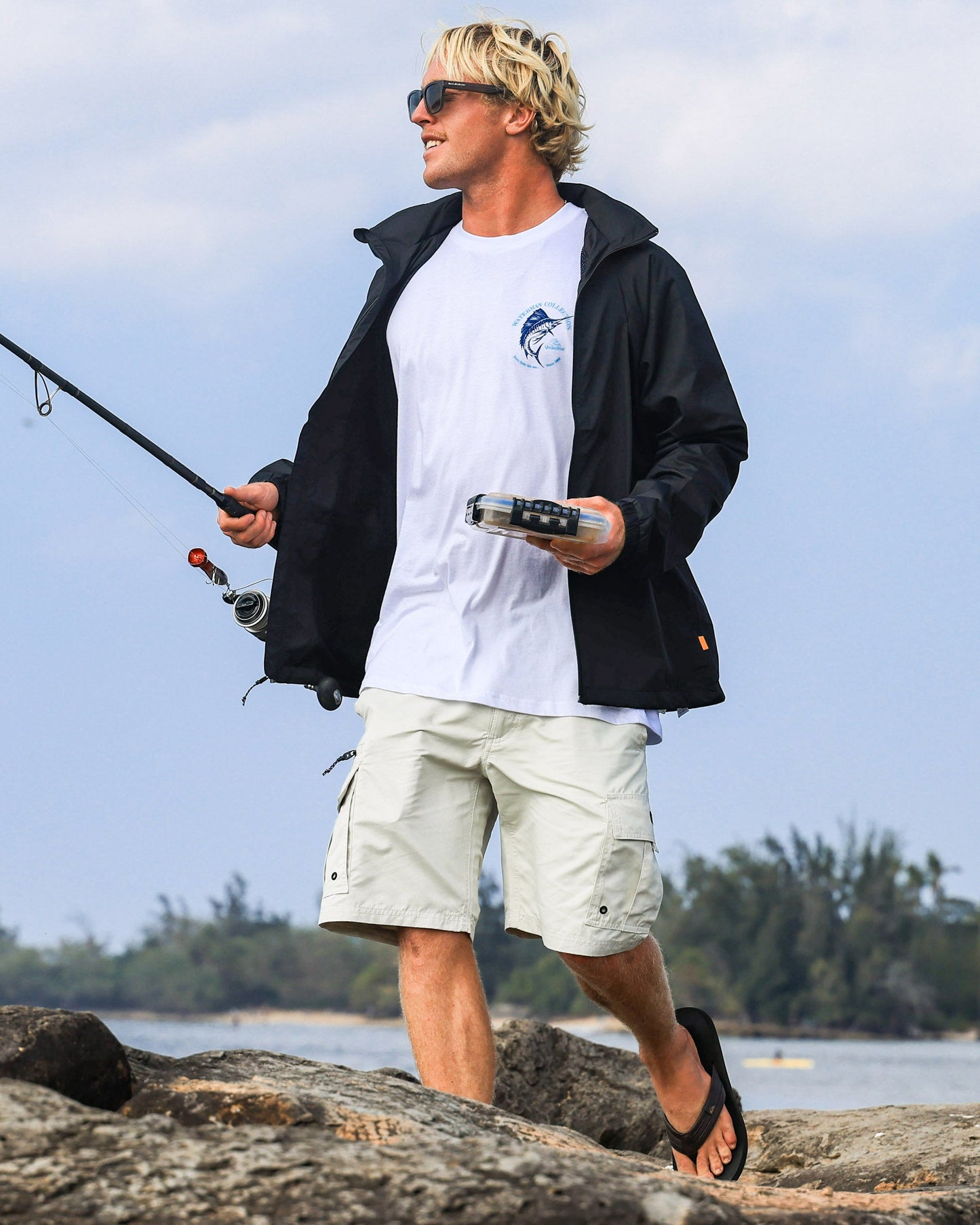 Waterman Maldive Atoll 20" Cargo Shorts - Silver Birch