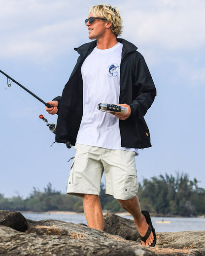 Waterman Maldive Atoll 20" Cargo Shorts - Silver Birch