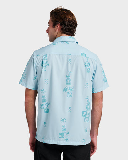 Waterman Mystic Fin Shirt - Sterling Blue