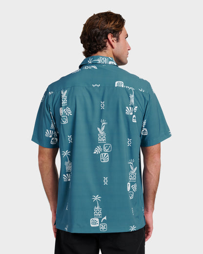 Waterman Mystic Fin Shirt - Real Teal