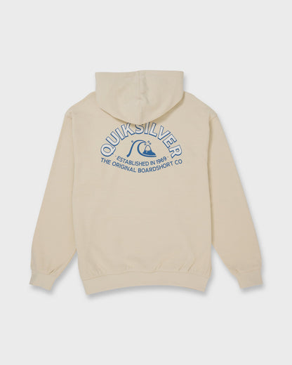 Graphic Pullover Hoodie - Bone White