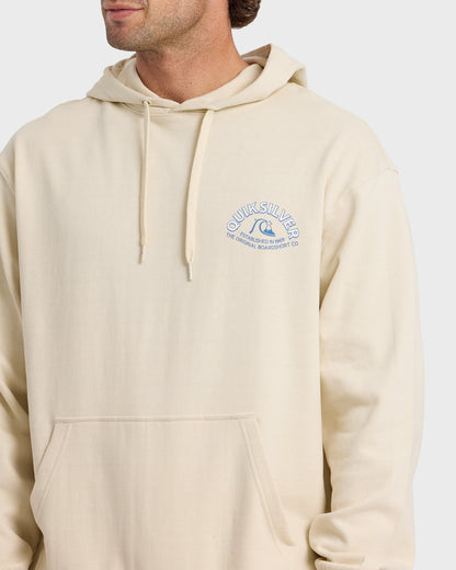Graphic Pullover Hoodie - Bone White