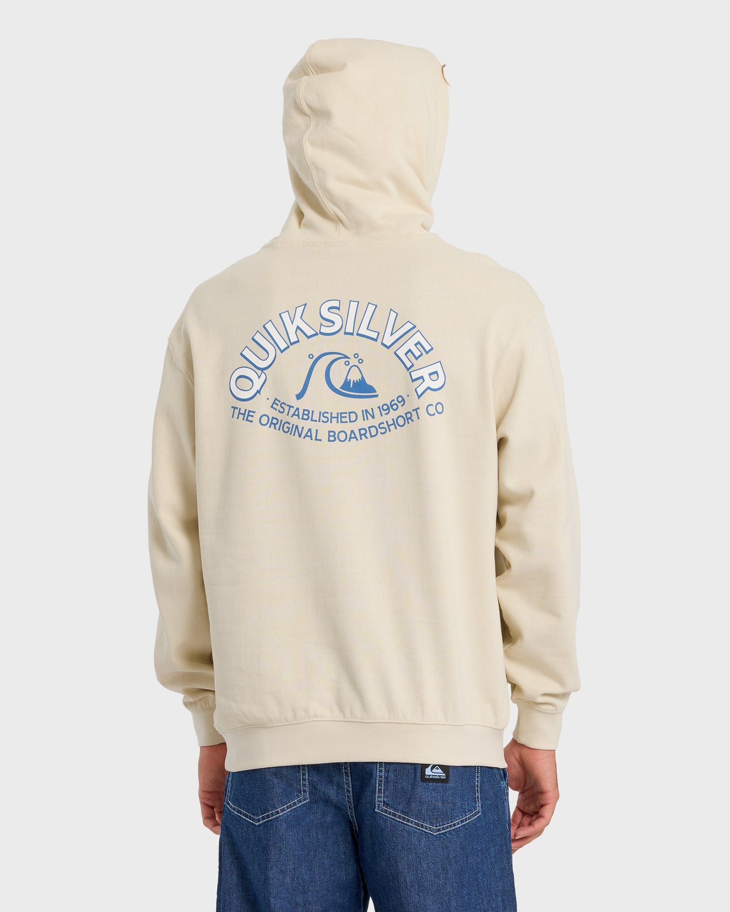 Graphic Pullover Hoodie - Bone White