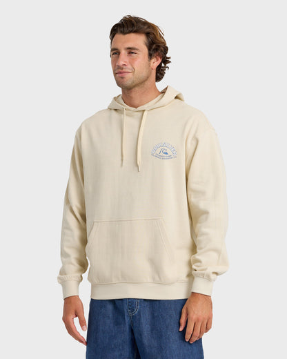 Graphic Pullover Hoodie - Bone White