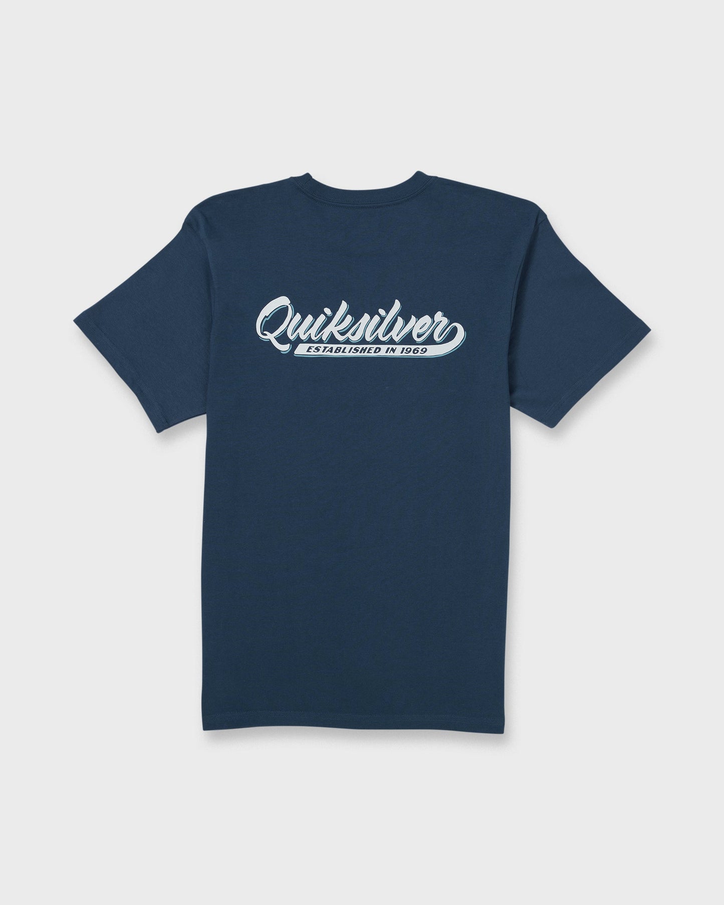 Thick To Thin Graphic Short Sleeve T-Shirt - Dark Denim
