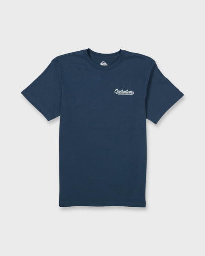 Thick To Thin Graphic Short Sleeve T-Shirt - Dark Denim