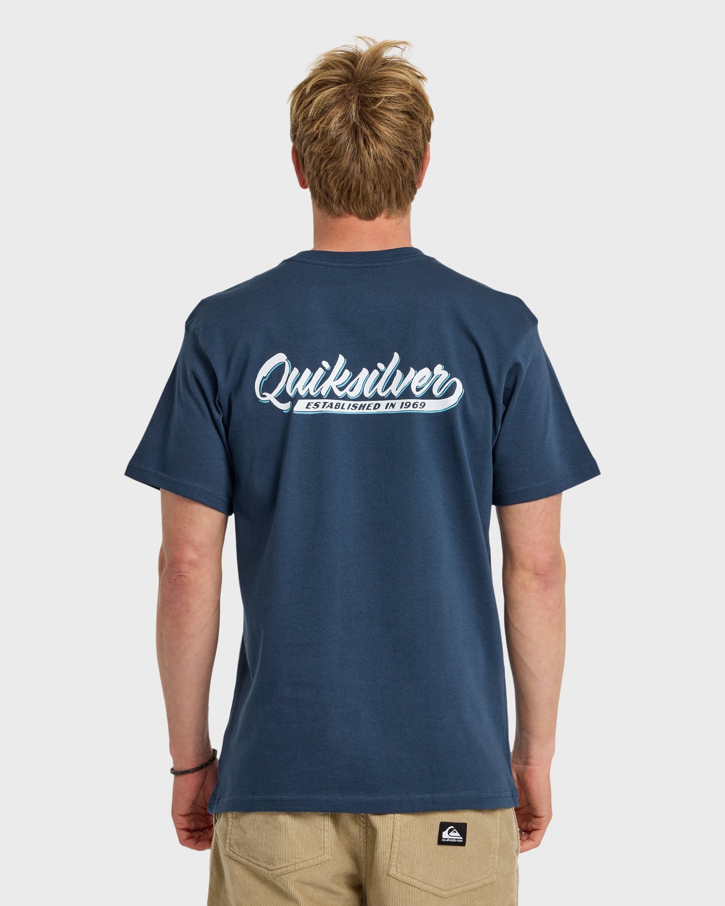 Thick To Thin Graphic Short Sleeve T-Shirt - Dark Denim