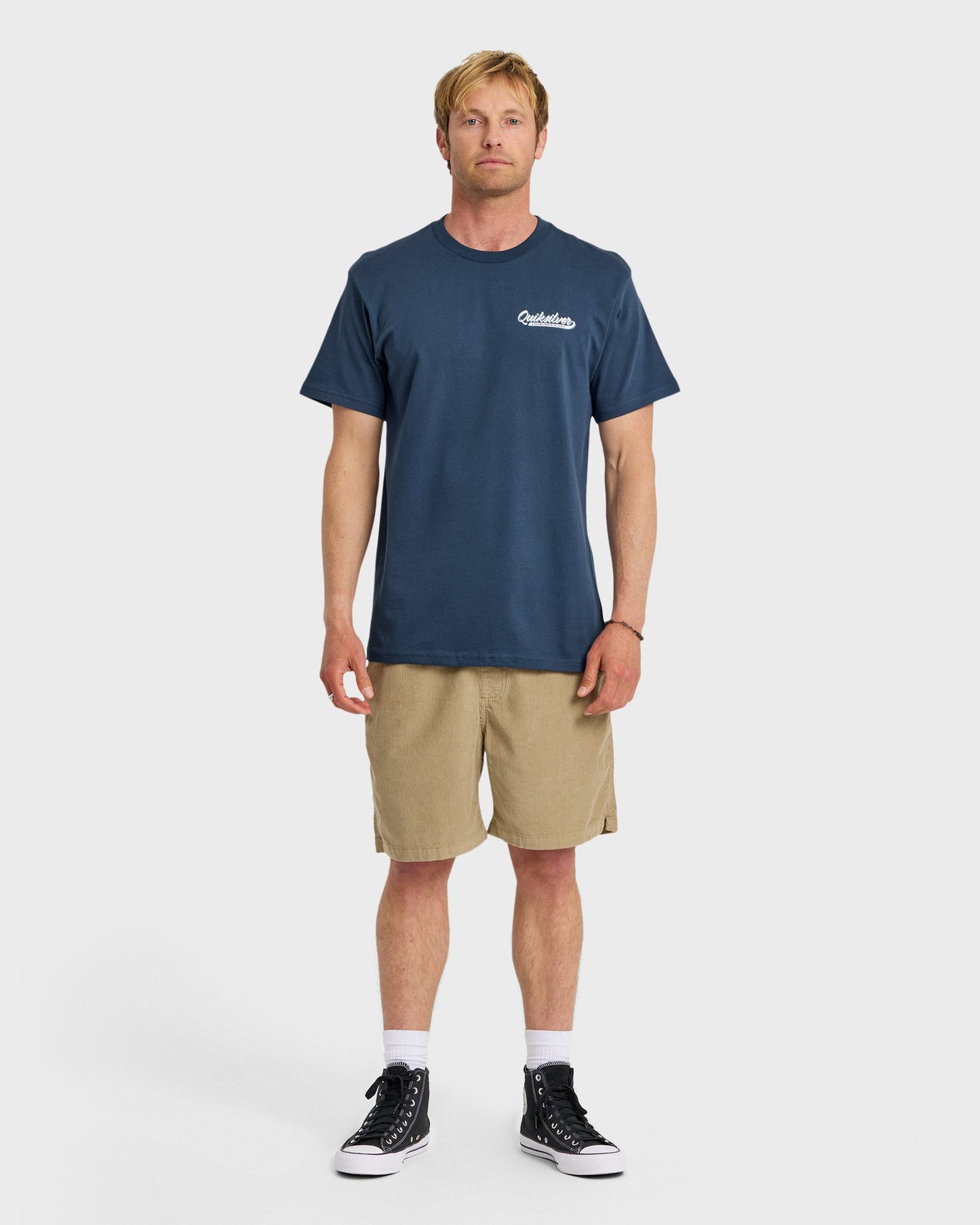 Thick To Thin Graphic Short Sleeve T-Shirt - Dark Denim