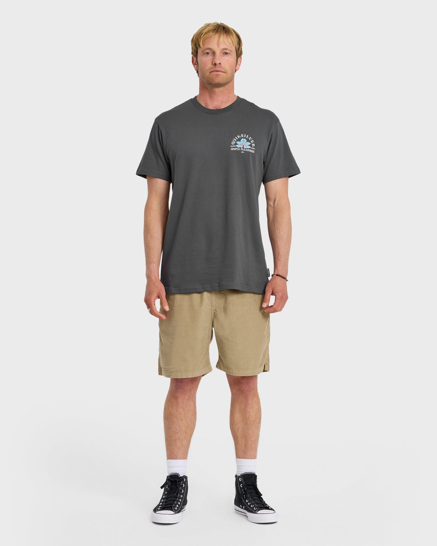 Pleasures Classic Short Sleeve T-Shirt - Iron Gate