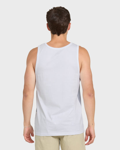 Tijuana Stripe Tank Top - White